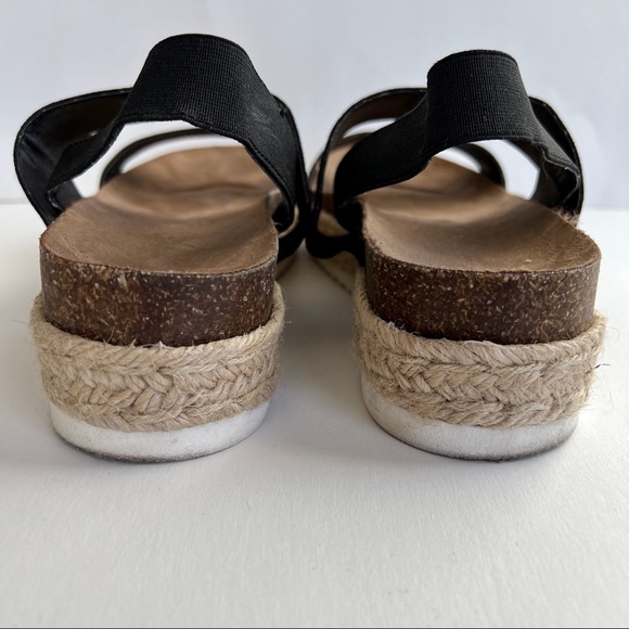 MADDEN GIRL Cybell Flexible Strap Platform Sandals BLACK 10 - Picture 7 of 9